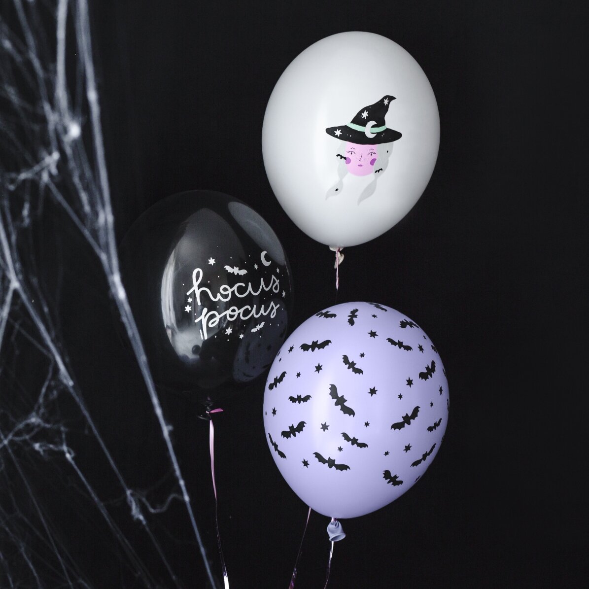 Sada 6 halloweenských balónků – Čarodějnice