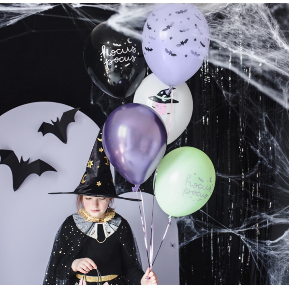 Sada 6 halloweenských balónků – Čarodějnice