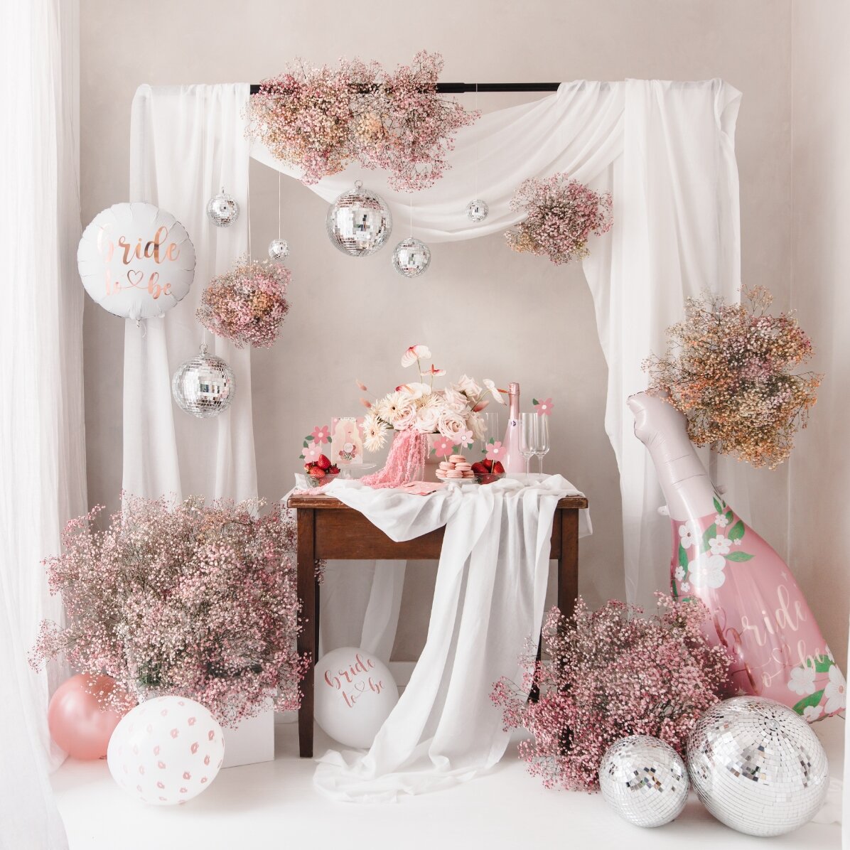Sada balónků – směs pro rozlučku se svobodou – Bride to be