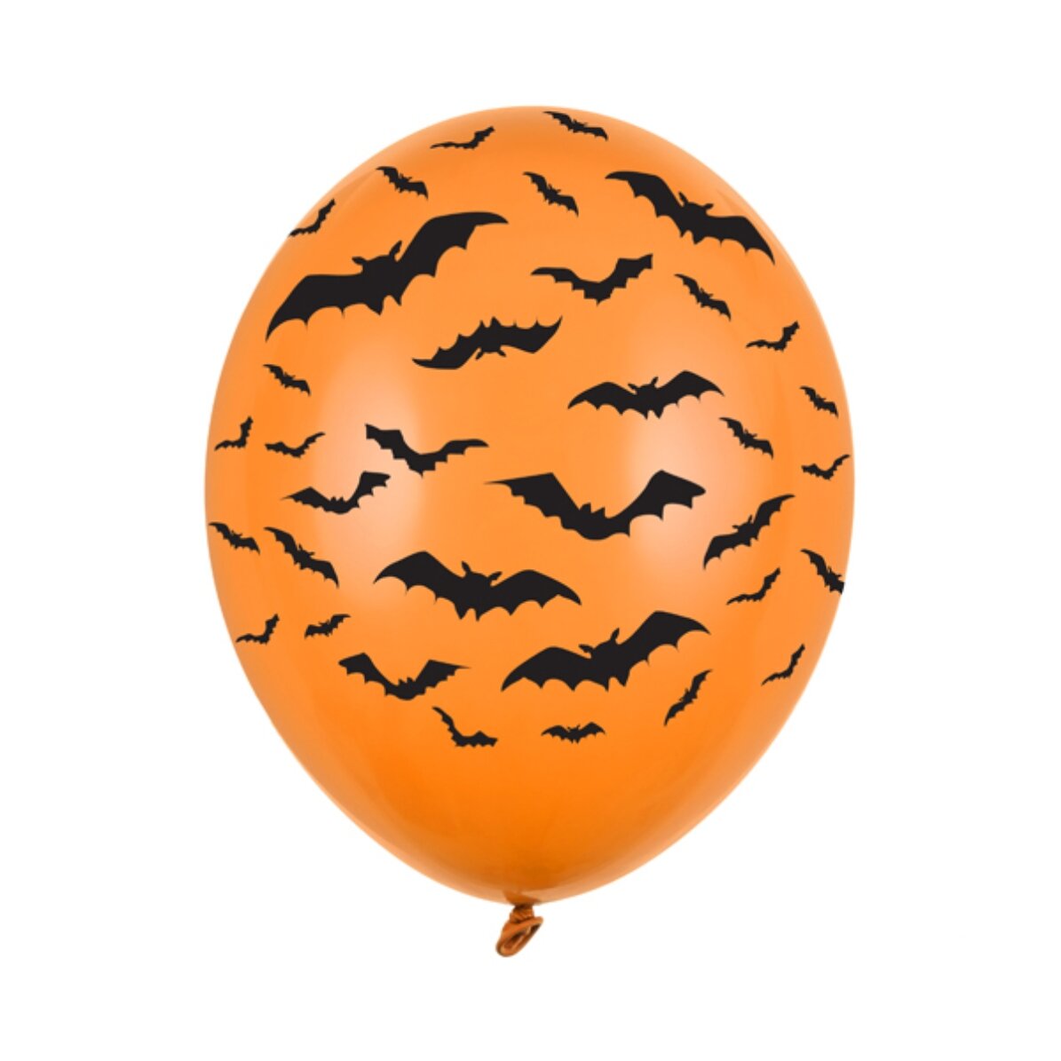Sada 6 halloweenských balónků – netopýři