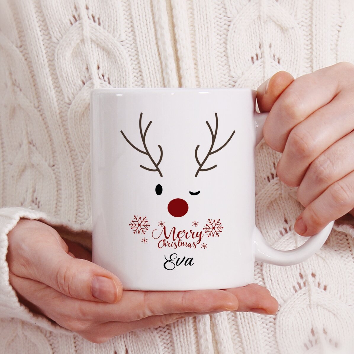 Personalizovaný hrnek s logem – Reindeer
