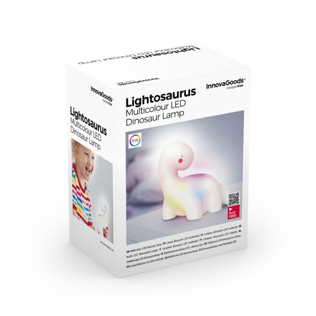 LED lampa – model Dinosaurus