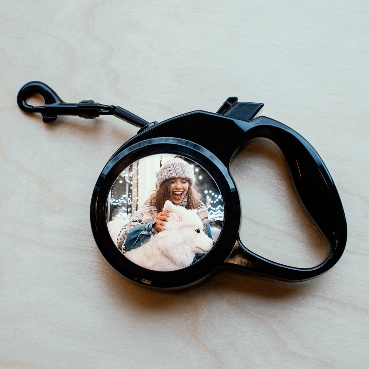 Personalizované vodítko pro psy se dvěma fotografiemi