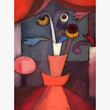 Paul Klee poster, Autumn Flower 1922