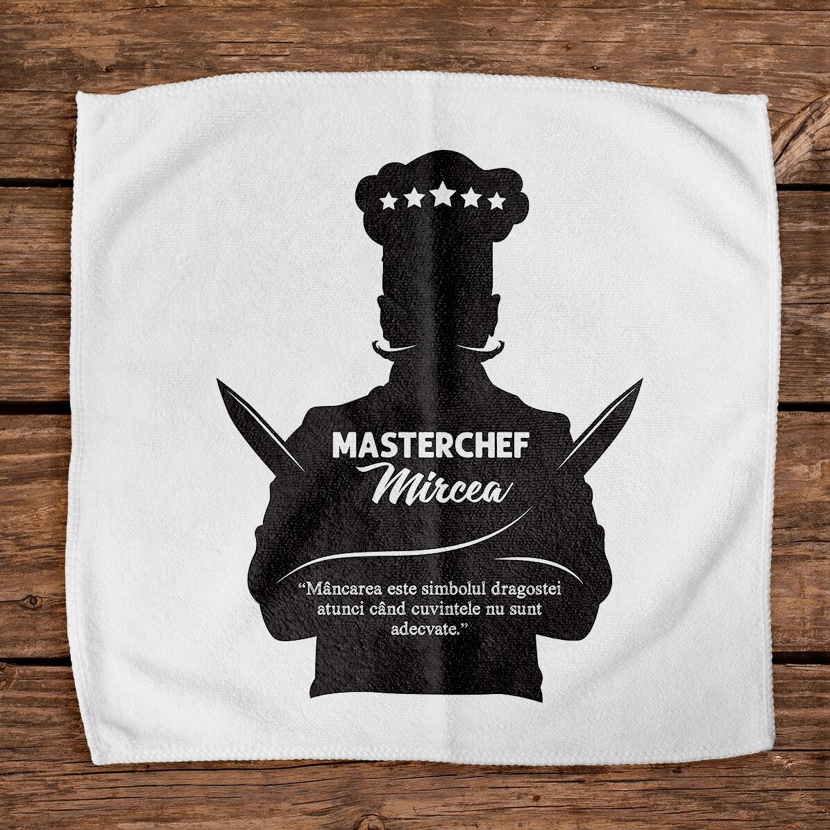 Ručník s vlastním textem – Masterchef