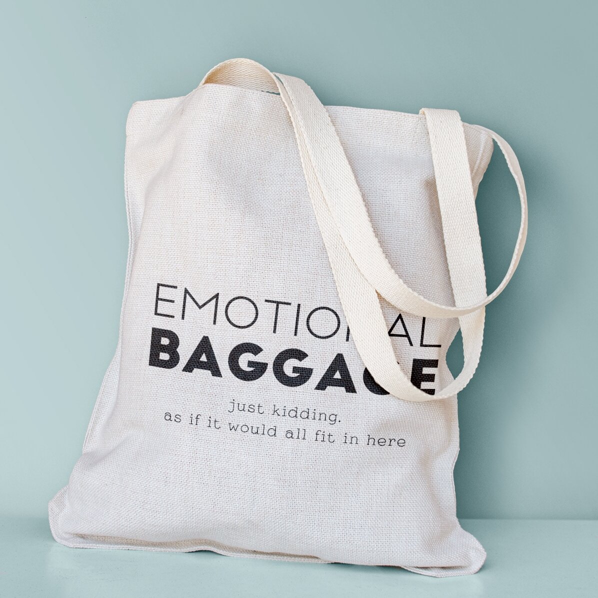 Taška s vlastním textem – Emotional Baggage