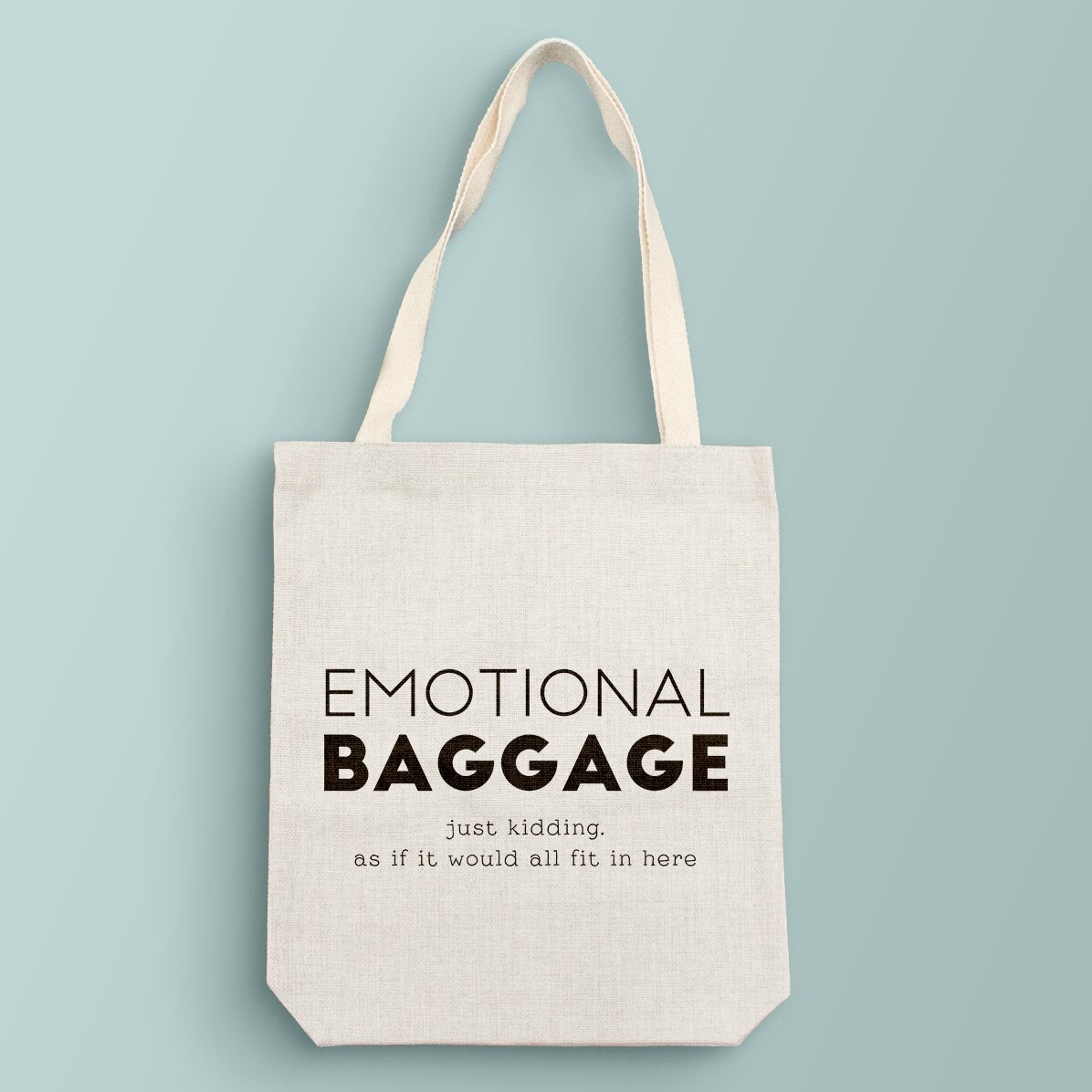 Taška s vlastním textem – Emotional Baggage