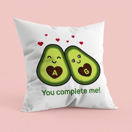 Personalizovaný polštář s nápisem – Avocado love