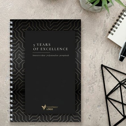 Notebook s vlastním textem – Výročí značky