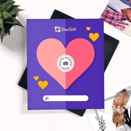 Krabička vzpomínek – 32 fotek s vzkazem – prémiový model Love