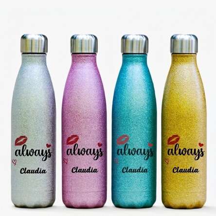 Personalised glitter thermos with name - Mrs. Always Right
