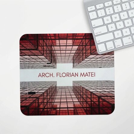 Personalised mouse pad with text - Perspectives