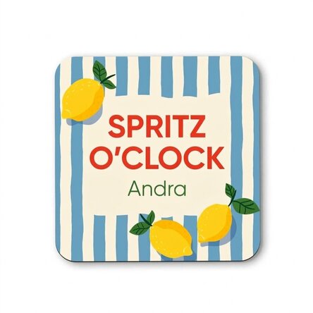 Personalizovaný podtácek s nápisem – Spritz O’Clock