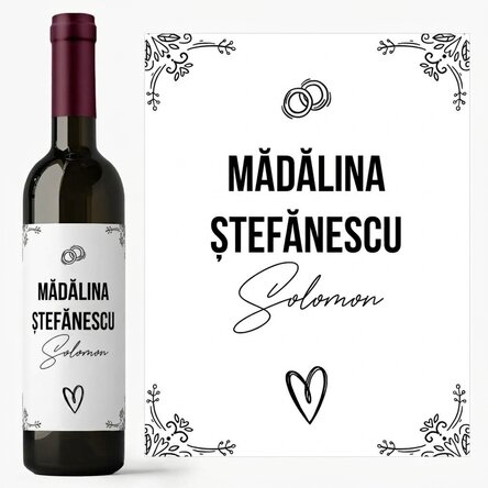 Víno s vlastním jménem – Wedding Name
