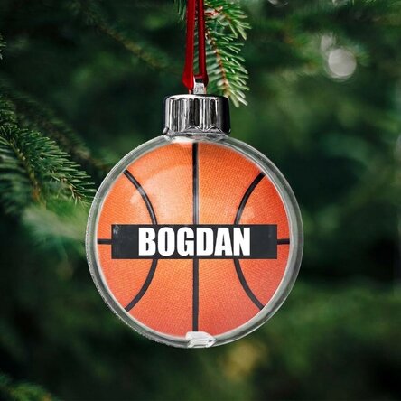 Personalizovaný glóbus se jménem – Basketbal