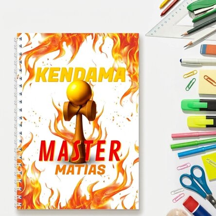 Notebook s vlastním textem – Kendama Master