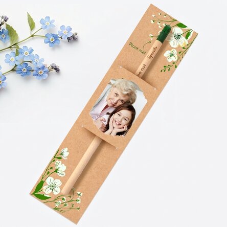 Personalizovaná tužka k zasazení s fotografií