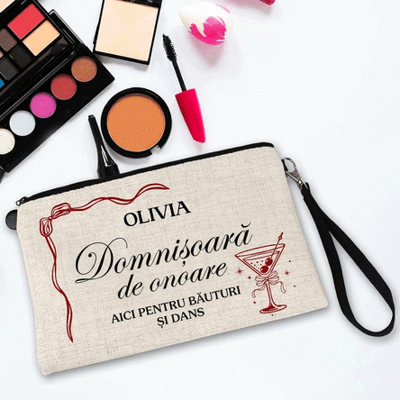 Personalizovaná sada na líčení s nápisem – Tým nevěsty
