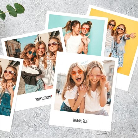 Tisk fotografií – sada 8 kusů ve formátu Polaroid 10 × 12 cm