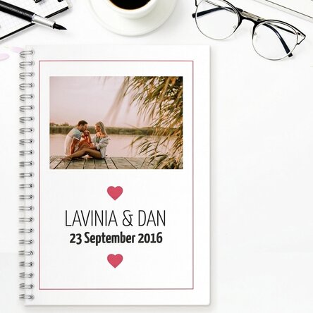Personalizovaný notebook – Love Story