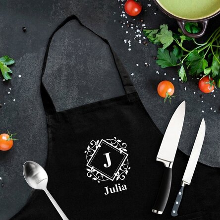 Personalizovaná taška s monogramem a textem – Leaves