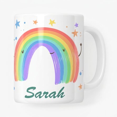 Personalizovaný hrnek s nápisem – Rainbow