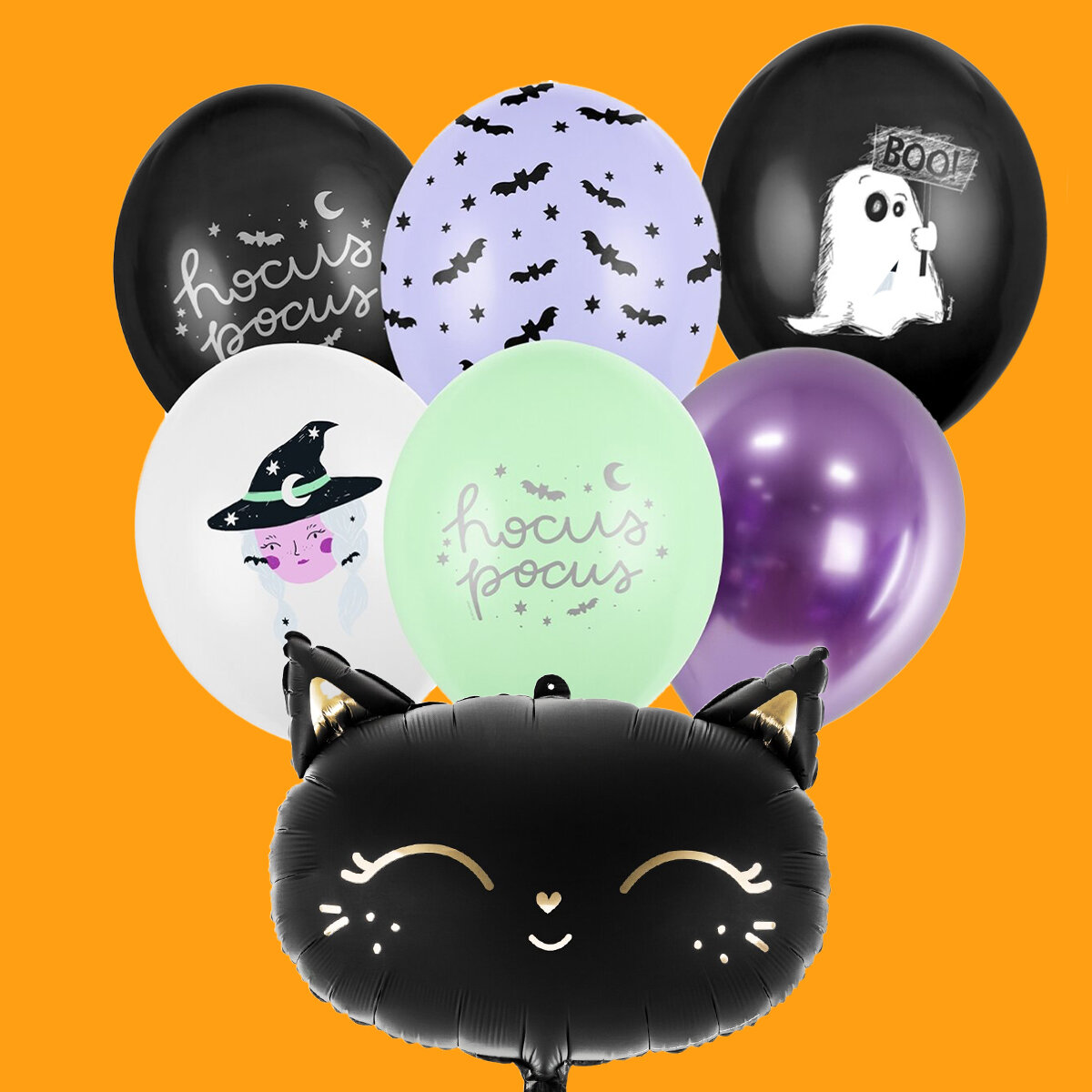 Halloweenské balónky a doplňky
