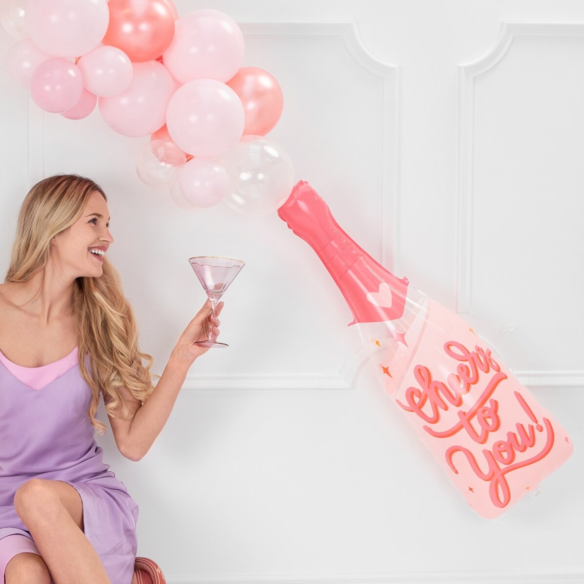 Balloon - Pink bottle