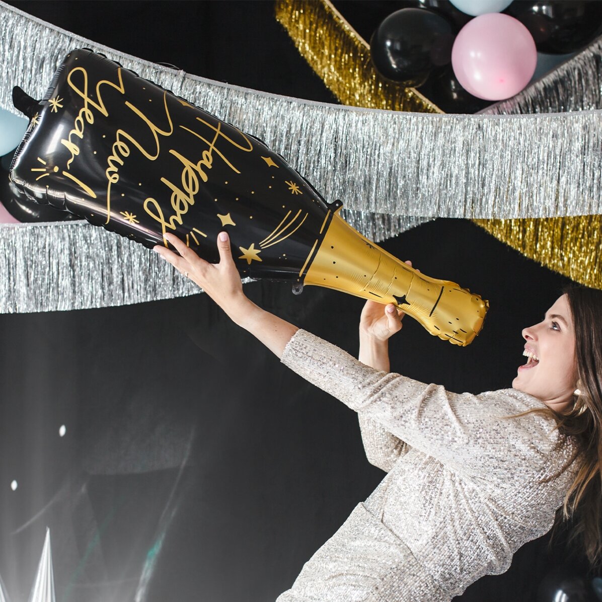 Balloon - Champagne bottle