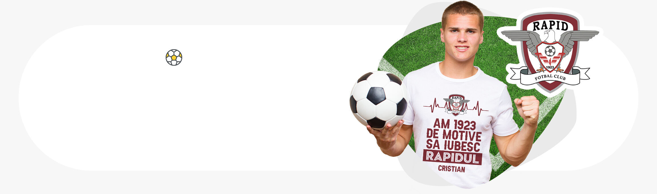 Personalizované dárky s oficiální licencí – FC Rapid 1923 Bukurešť