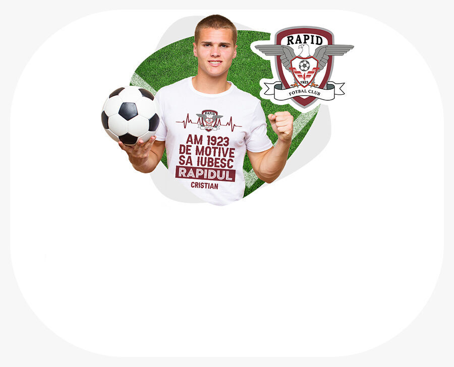 Personalizované dárky s oficiální licencí – FC Rapid 1923 Bukurešť