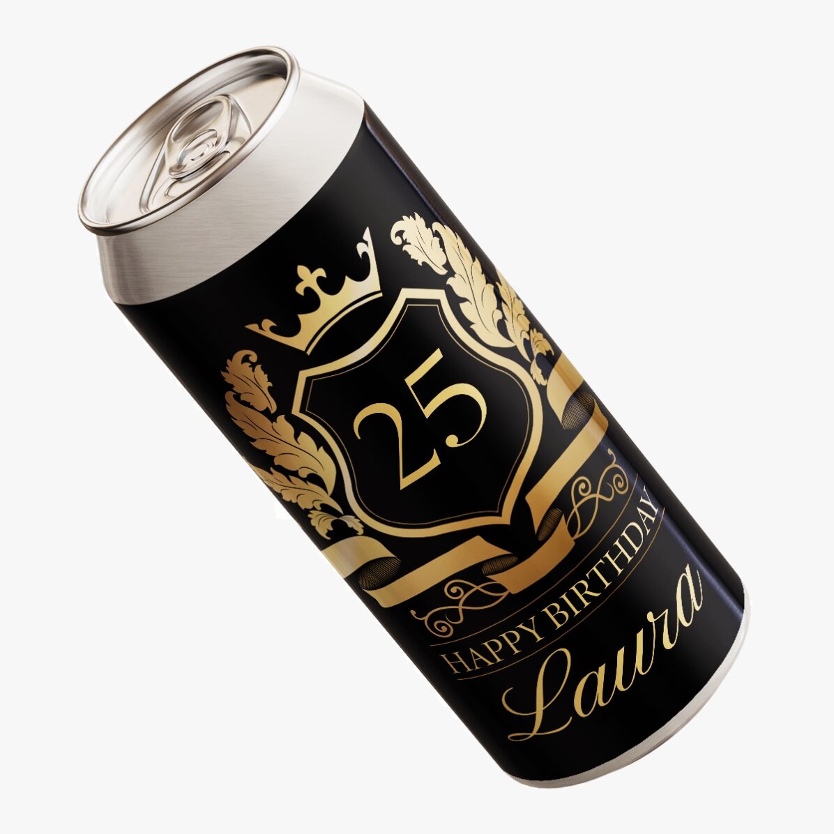 Pivo v plechovce s vlastním textem – Royalty