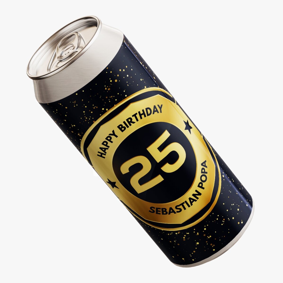 Pivo v plechovce s vlastním textem – Birthday Beer