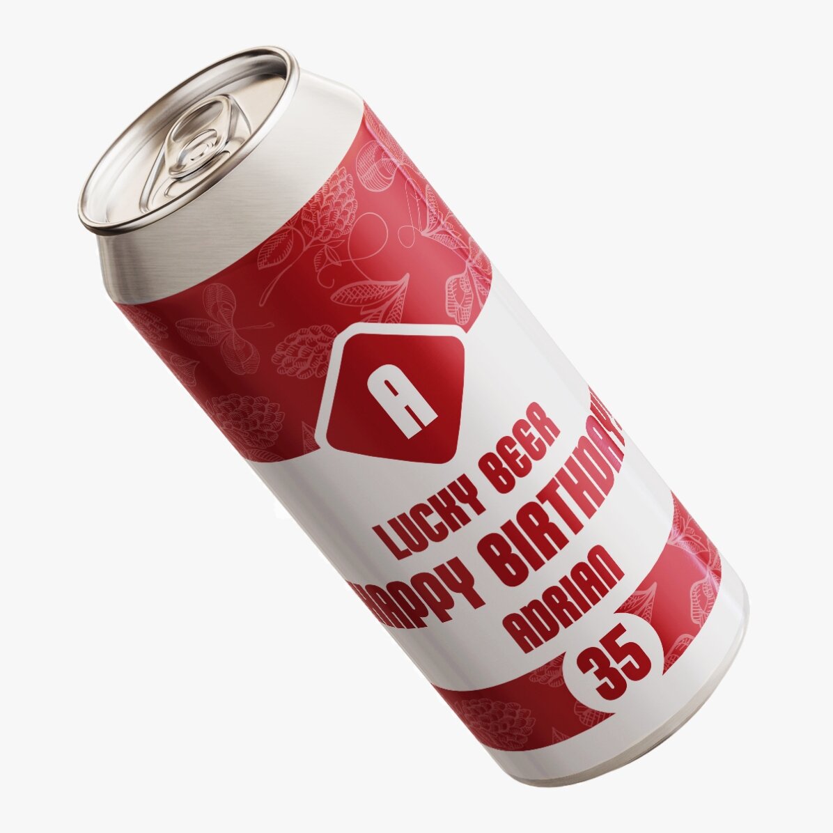 Pivo v plechovce s vlastním textem – Lucky Beer