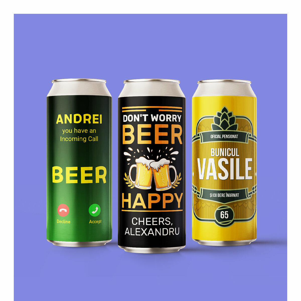 Pivo v plechovce na míru