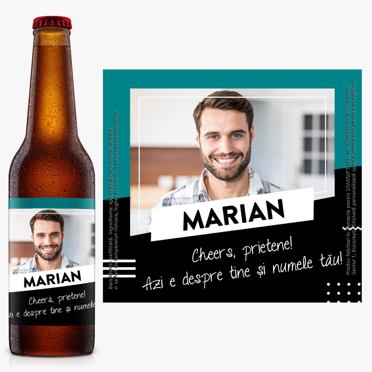 Pivo s vlastní fotografií a textem – Na zdraví!