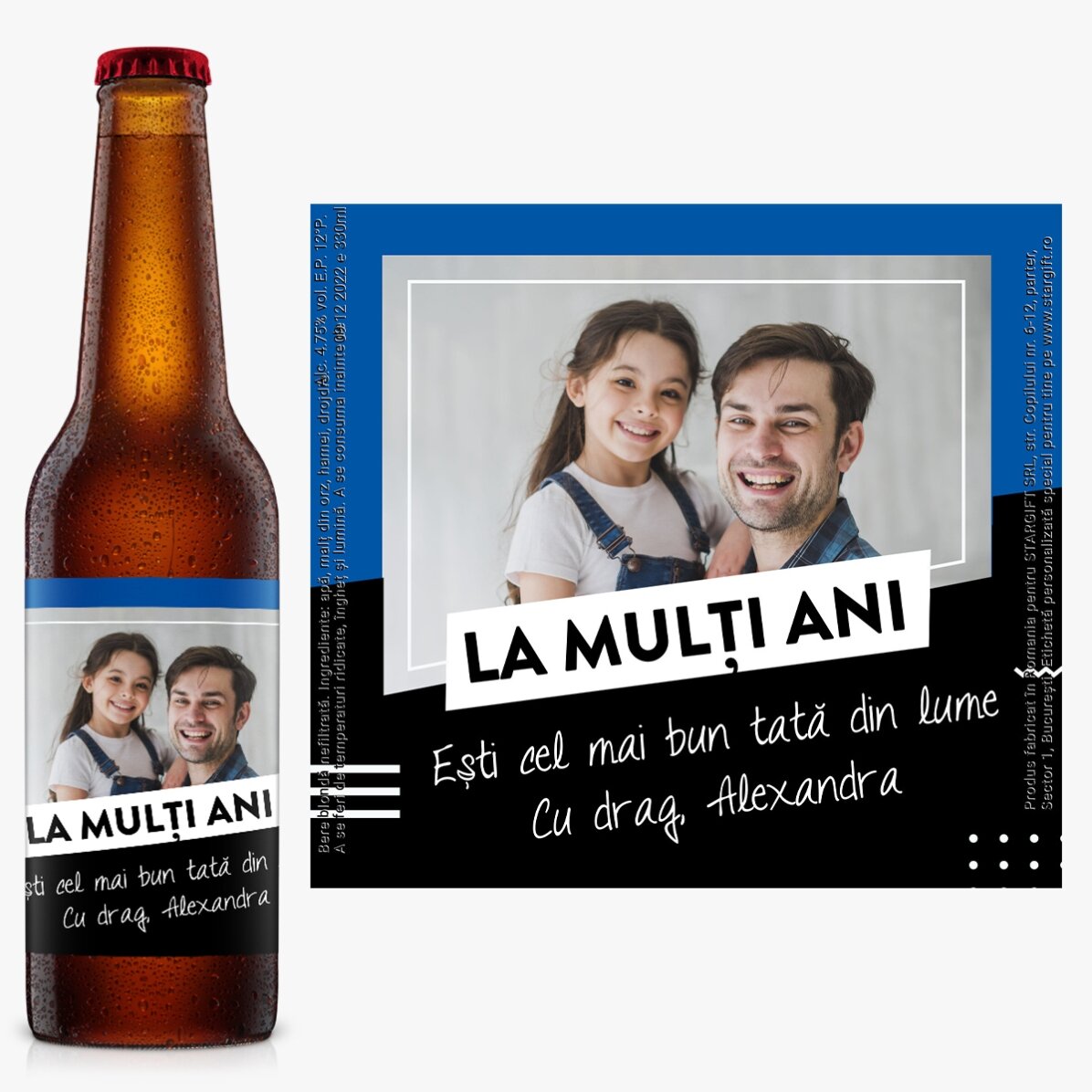 Pivo s vlastní fotografií a textem – Na zdraví!