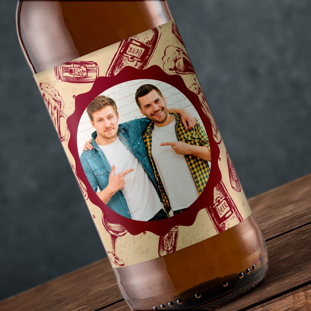 Pivo s vlastní fotografií