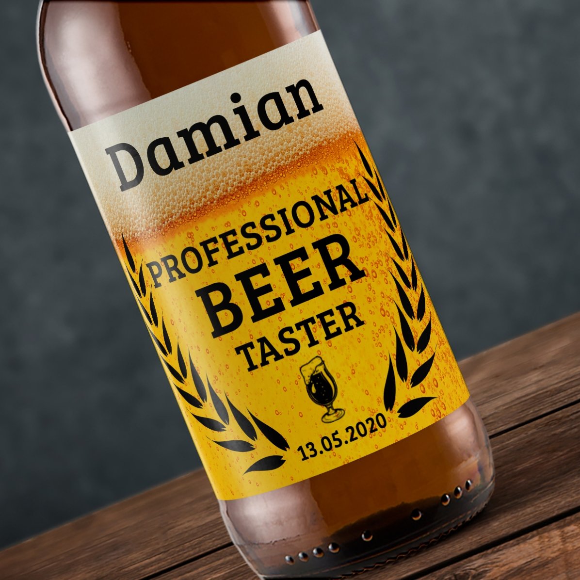 Pivo s vlastním textem – Beer taster