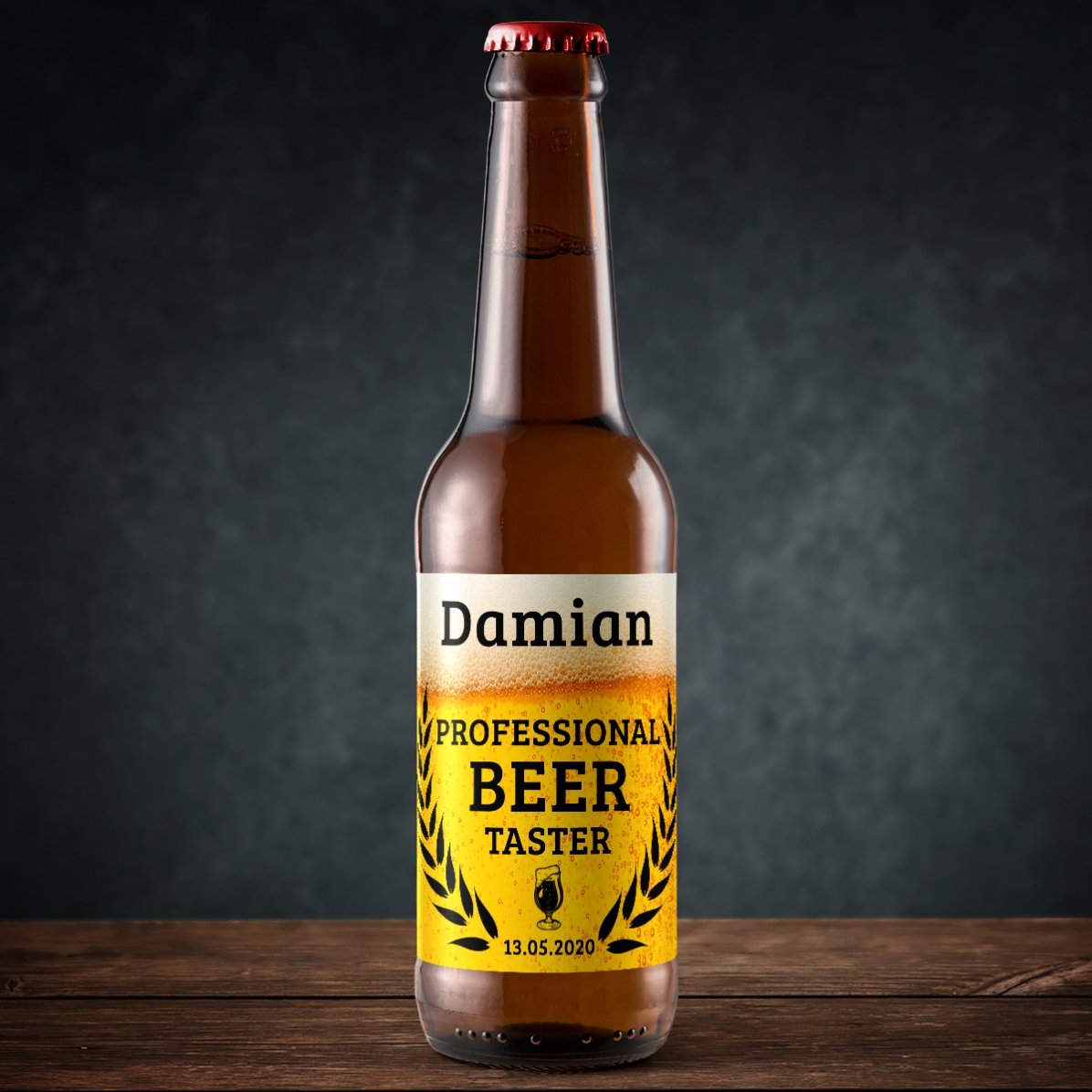 Pivo s vlastním textem – Beer taster