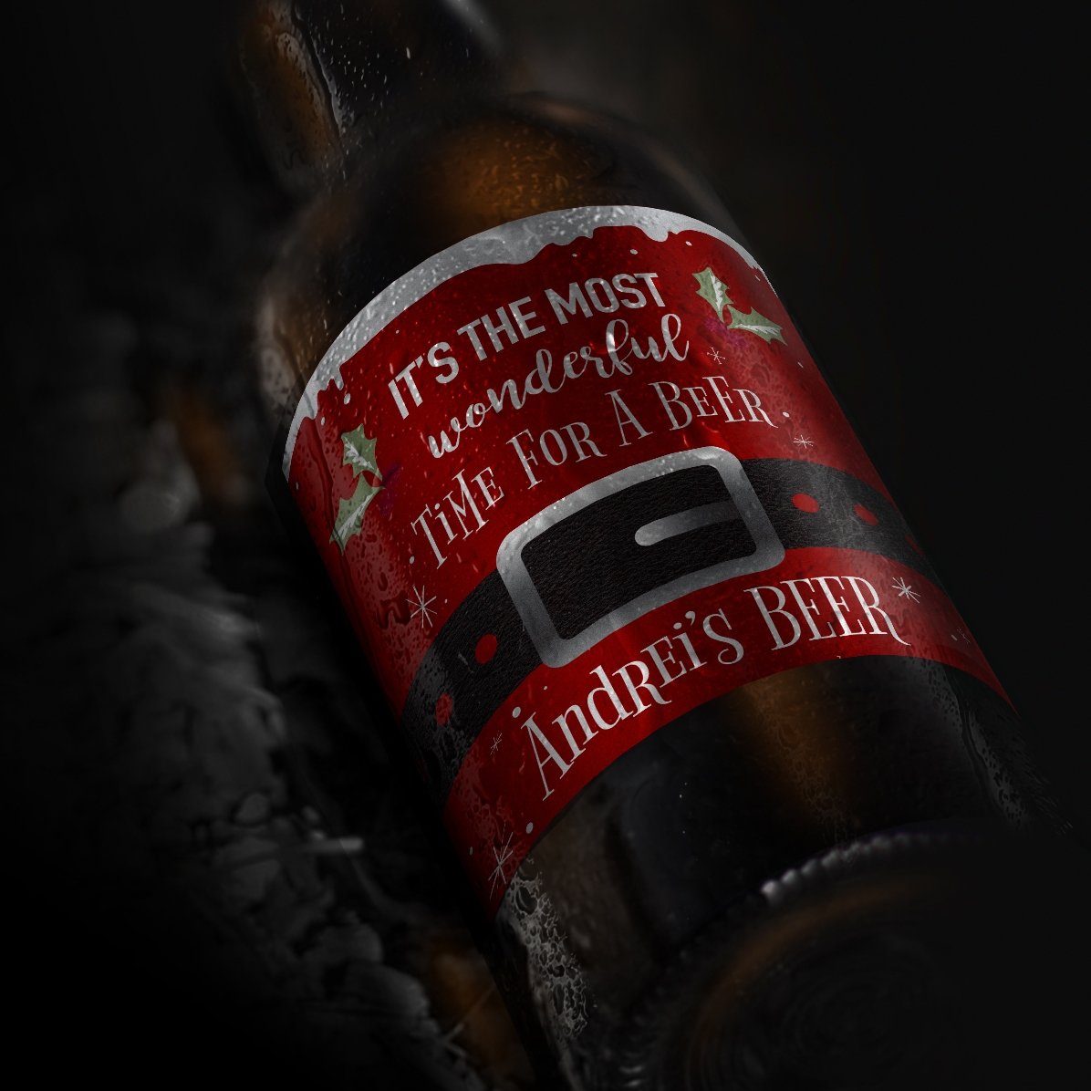 Pivo s vlastním nápisem – Nejkrásnější čas na pivo!