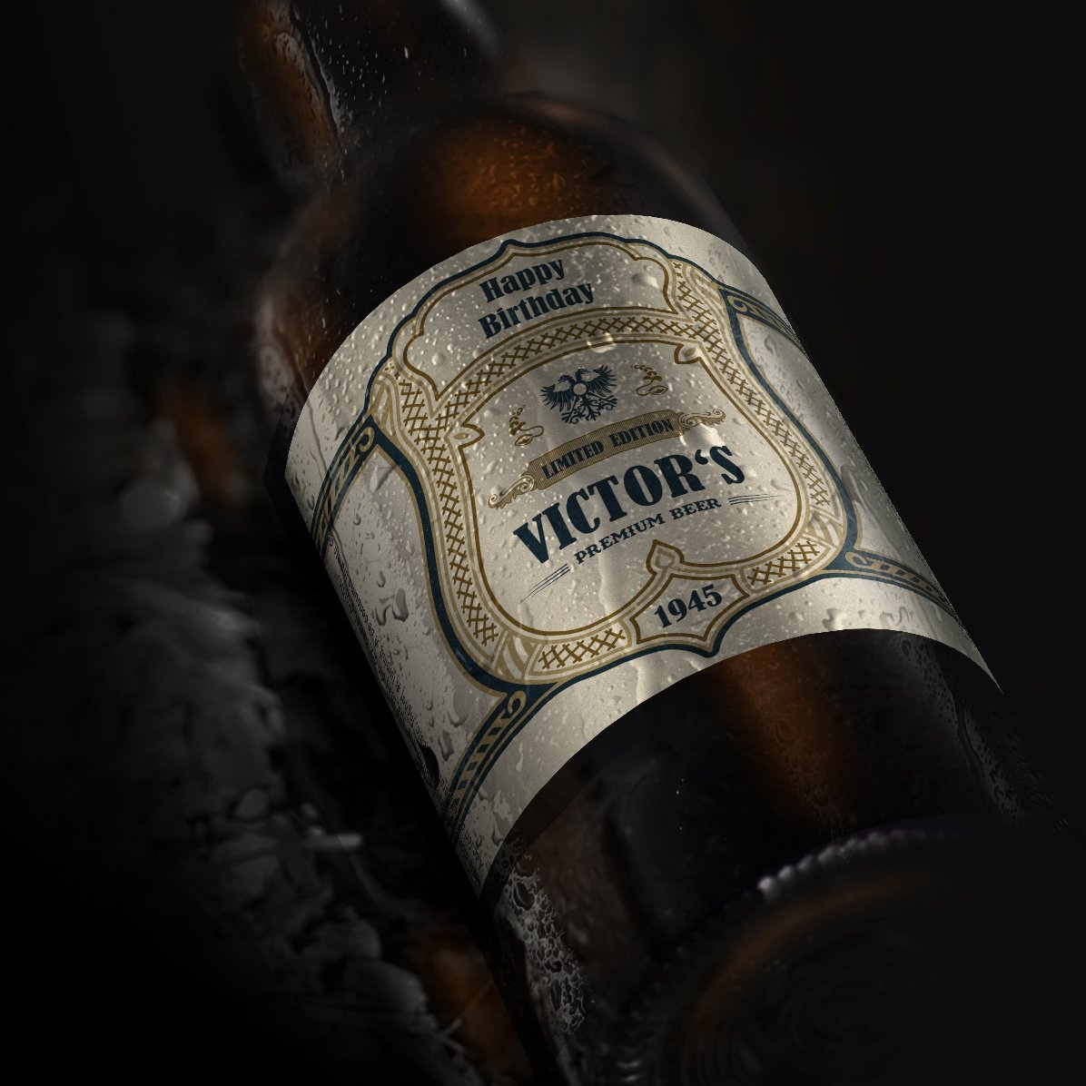 Pivo s vlastním textem – Blazon