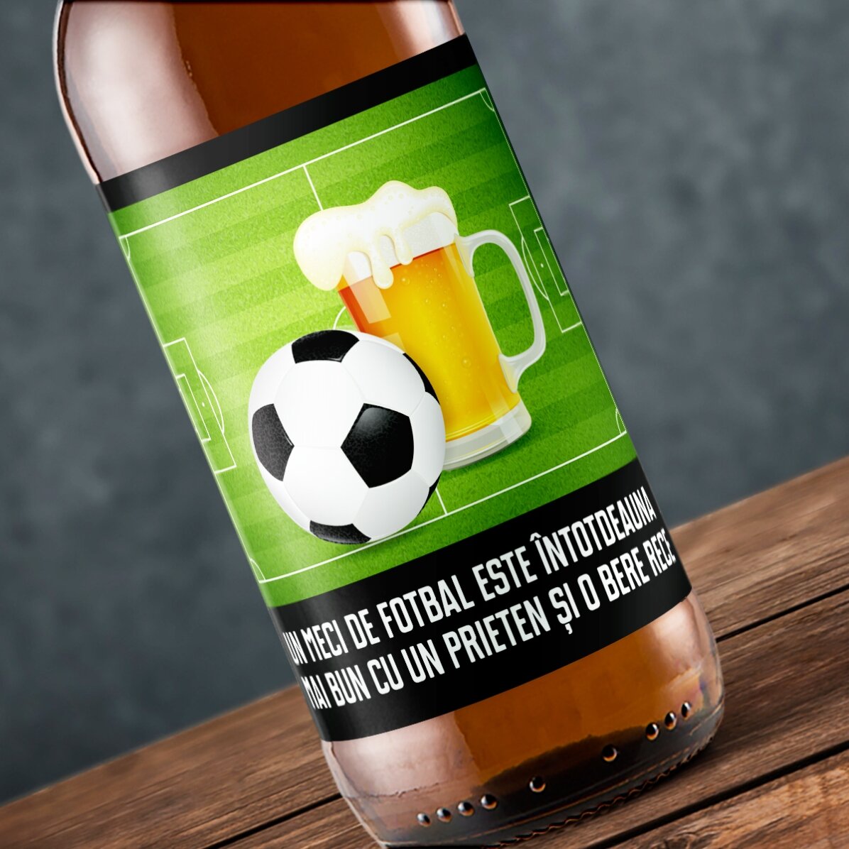 Pivo s vlastním textem – Fotbal