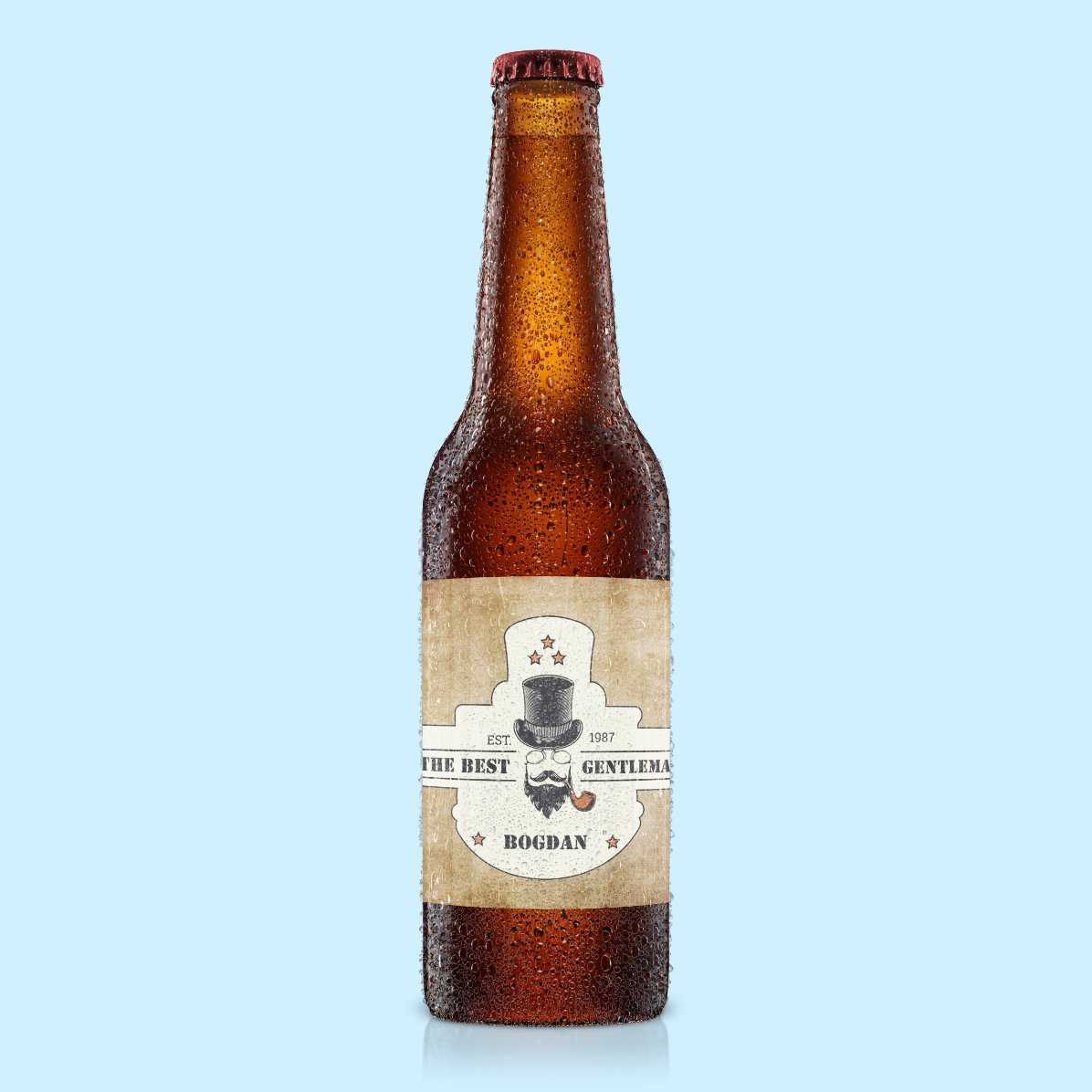 Pivo s vlastním textem – Gentleman