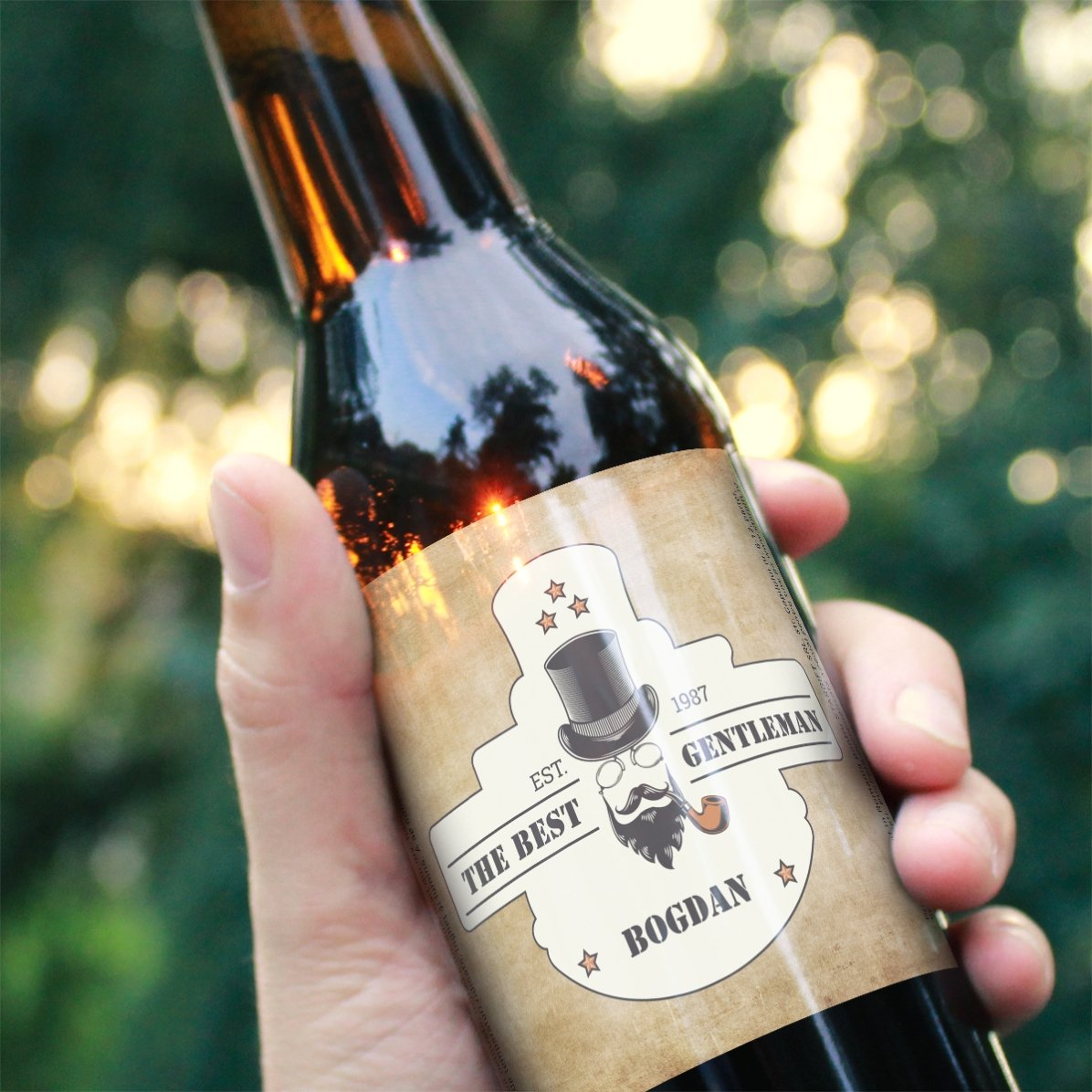 Pivo s vlastním textem – Gentleman