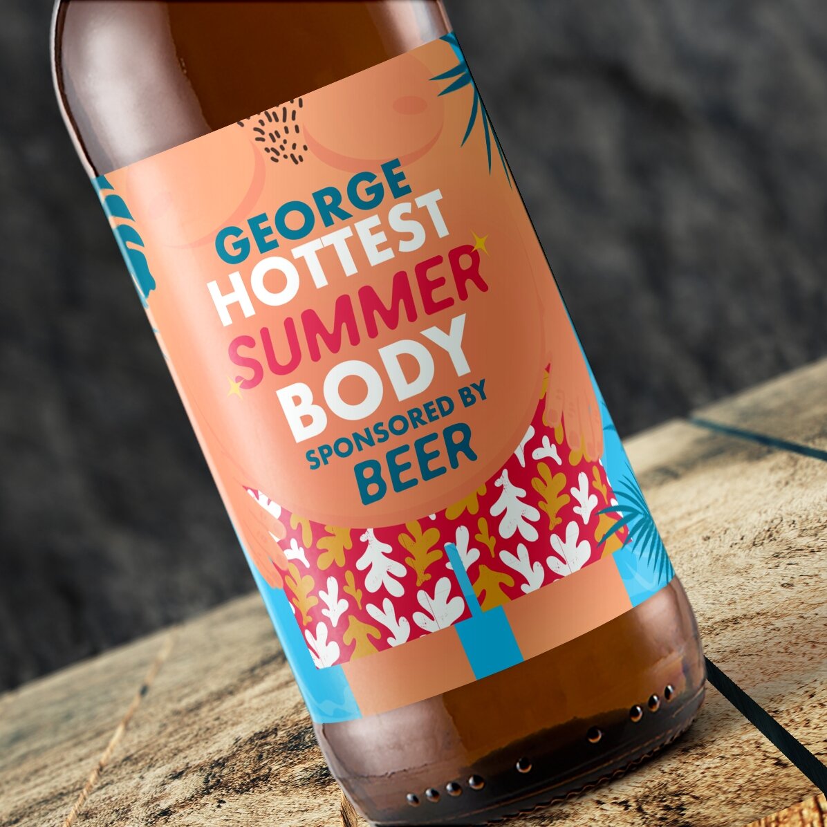 Pivo s vlastním textem – Hot body