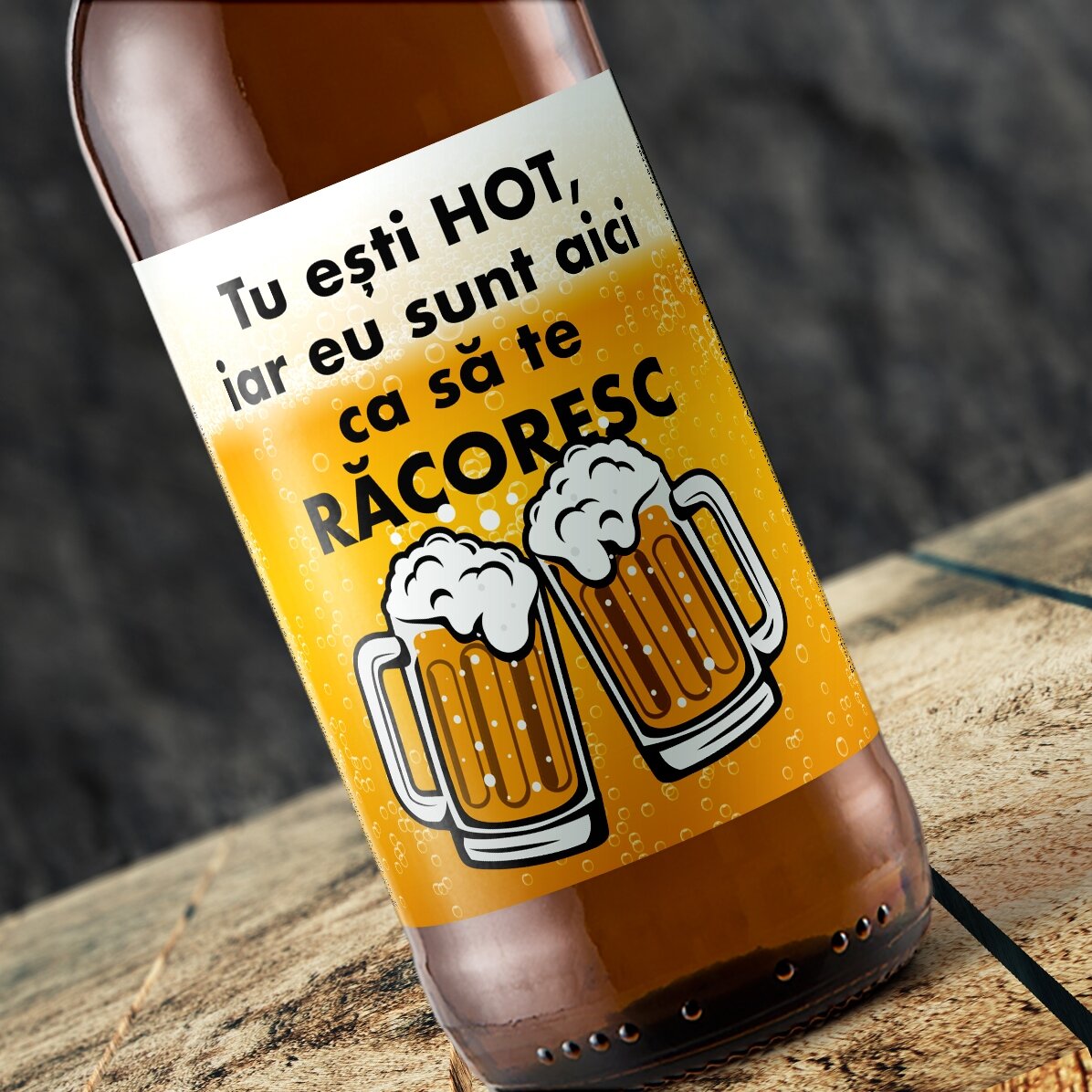 Pivo s vlastním textem – Hot