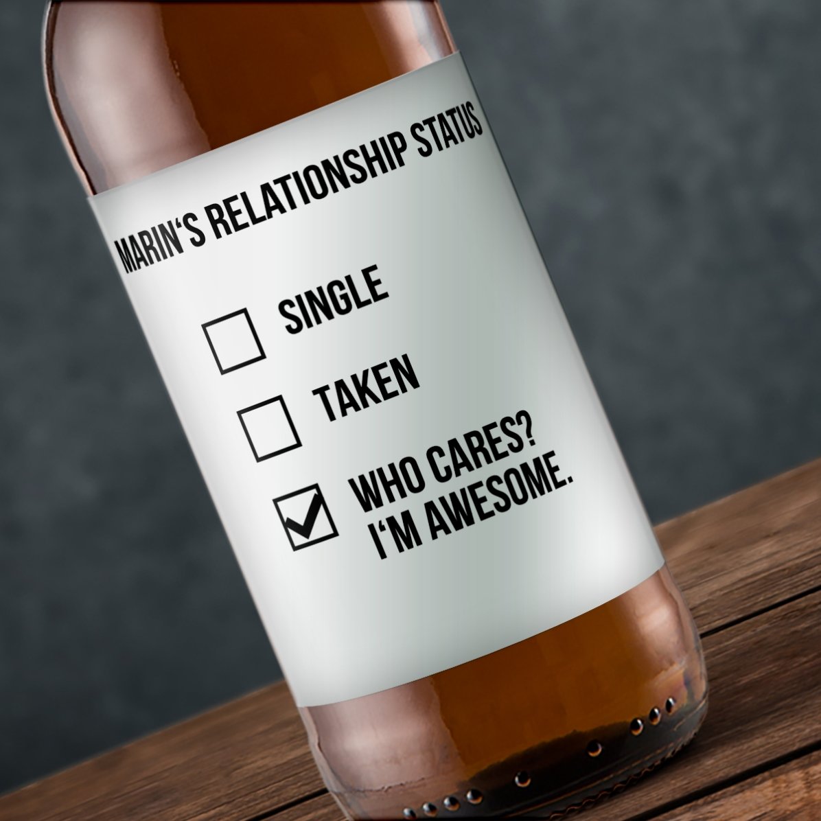 Pivo s vlastním textem – I