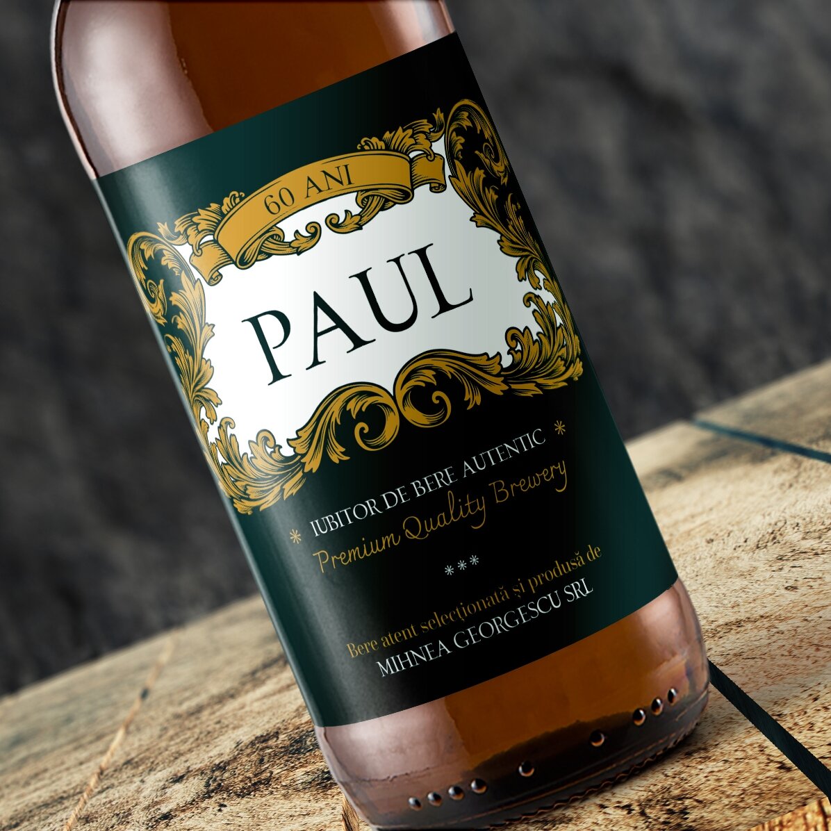 Pivo s vlastním textem – Royal 60