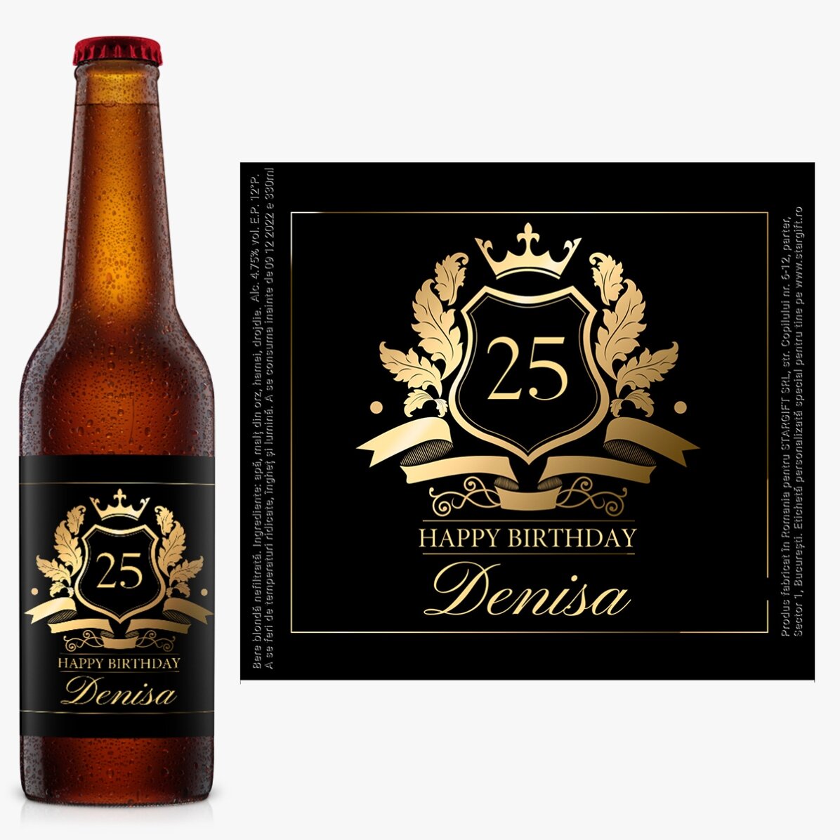 Pivo s vlastním textem – Royalty